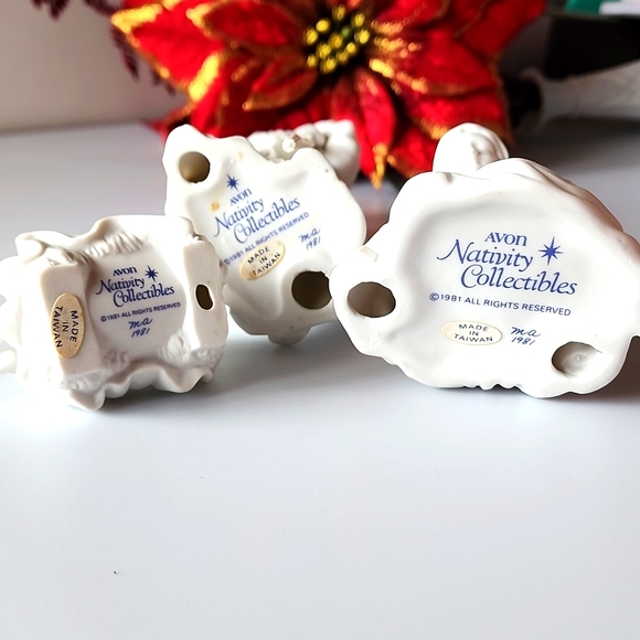 1991 Avon Nativity  Collectibles. Holy Family Three Porcelain Figurines. - Picture 8 of 9